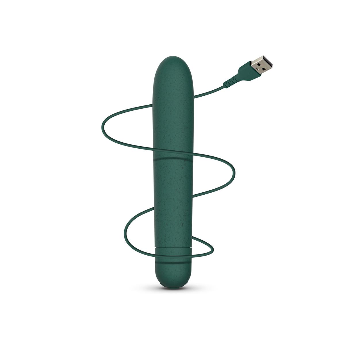 Gløv Вибромассажер из ЭКО пластика Gløv Eco Bullet Vibrator 12,5 см