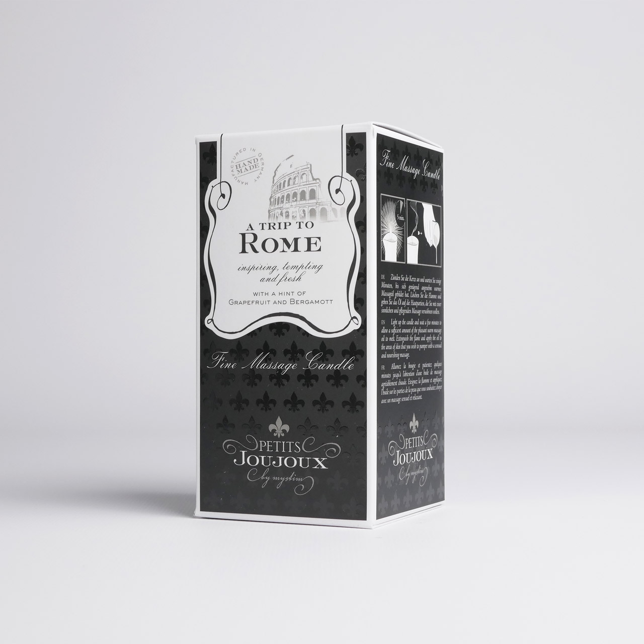 Petits Joujoux Rome Аромат –Грейпфрут и бергамот, массажное масло в виде свечи. 120 г
