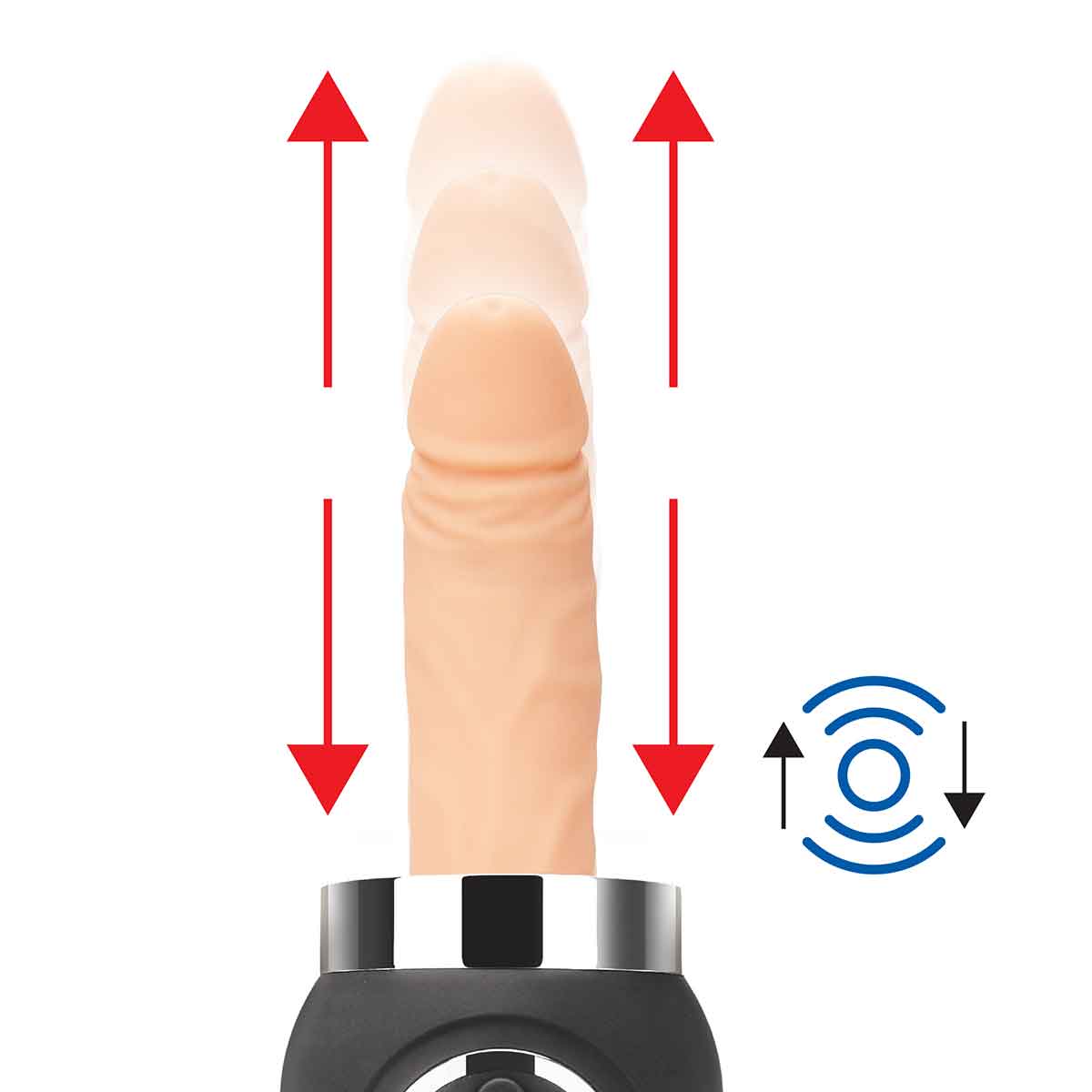 Lux Fetish Портативная секс-машина на радиоуправлении THRUSTING COMPACT SEX MACHINE