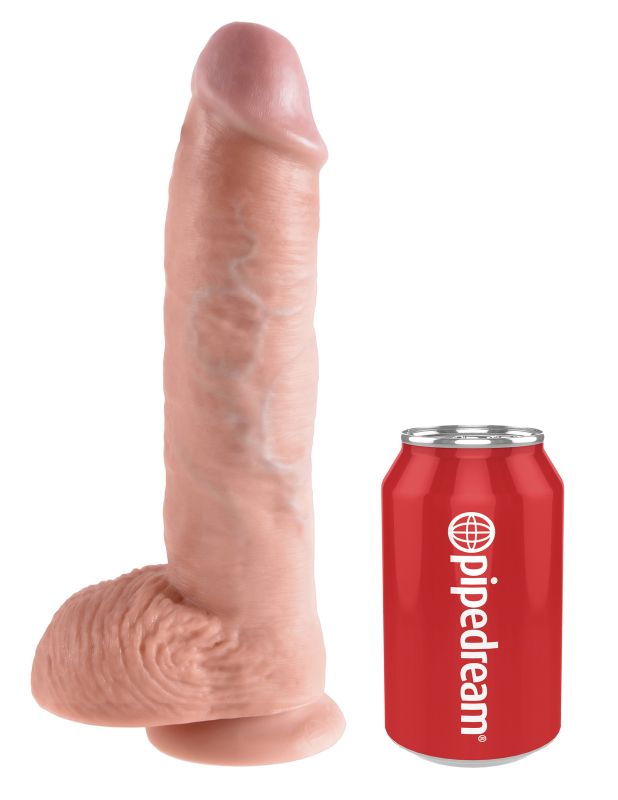 Фаллоимитатор-гигант King Cock 10 Cock with Balls