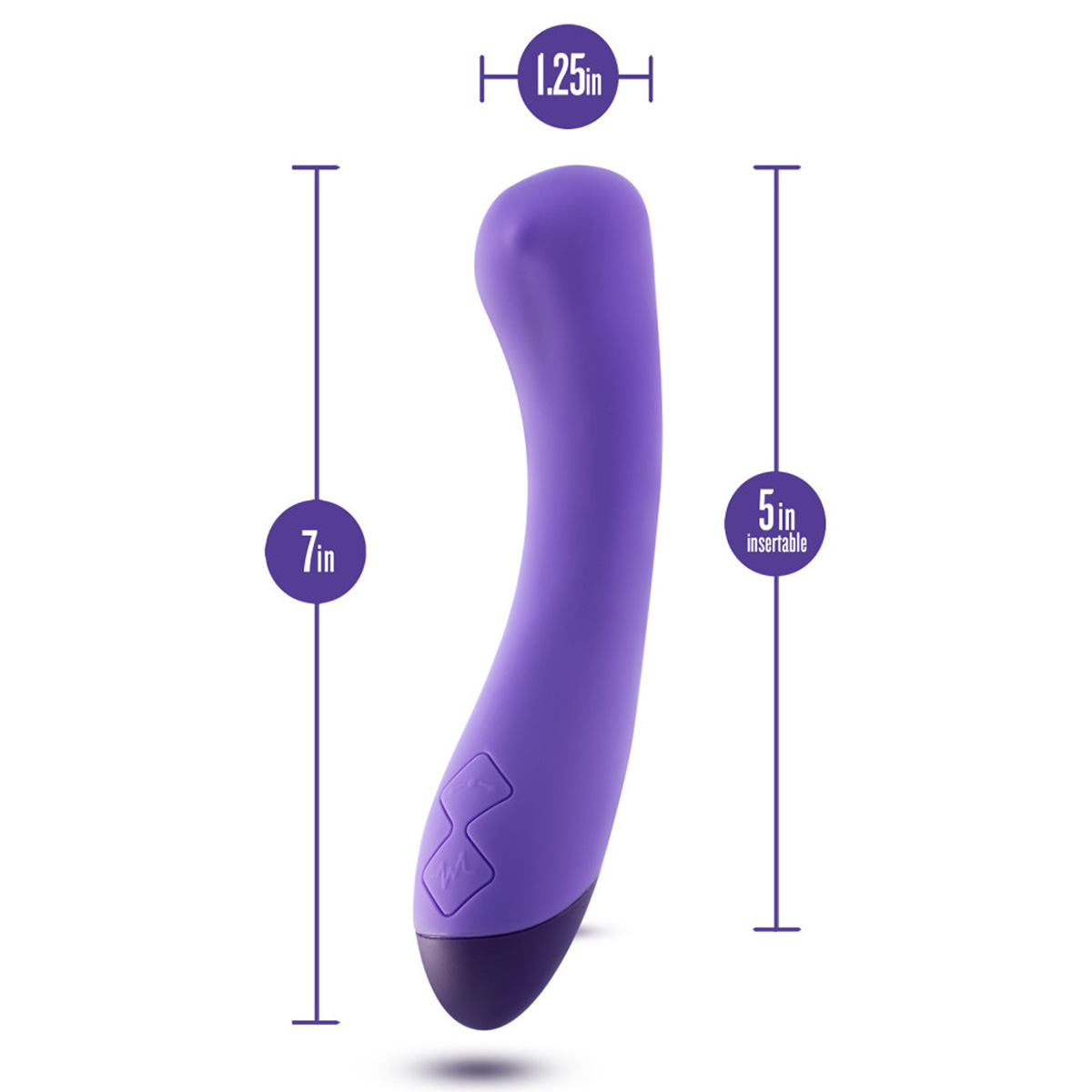 Wellness Вибростимулятор с перекатывающейся бусиной в головке Wellness G Ball Vibrator