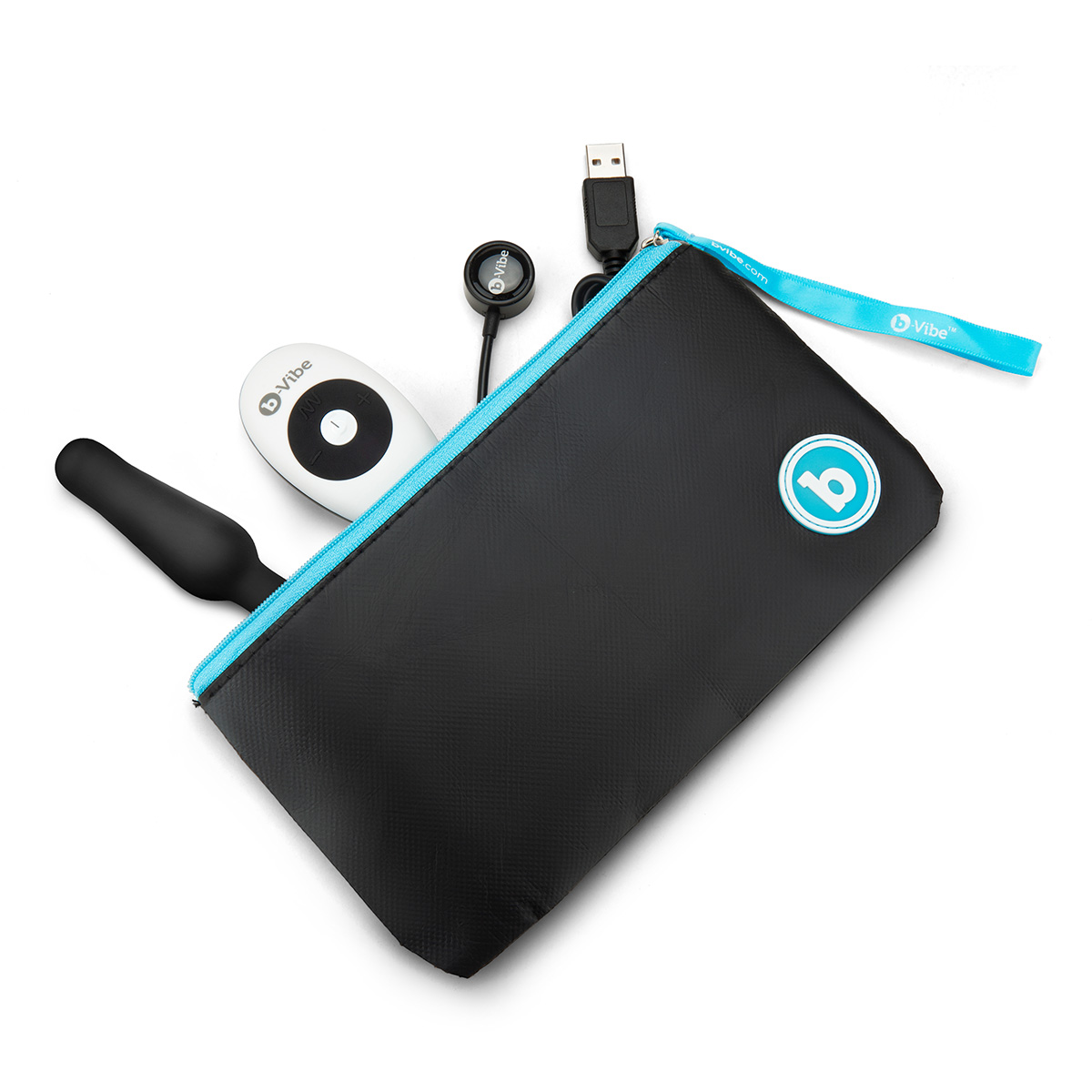 b-Vibe Анальный премиум-миниплаг b-Vibe Novice Plug черный