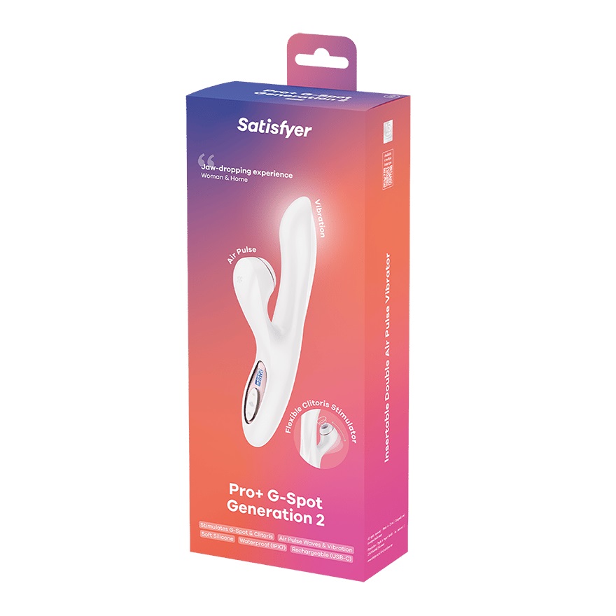 Pro+ G-Spot Generation 2 Вибростимулятор-кролик с клиторальной вакуумной насадкой