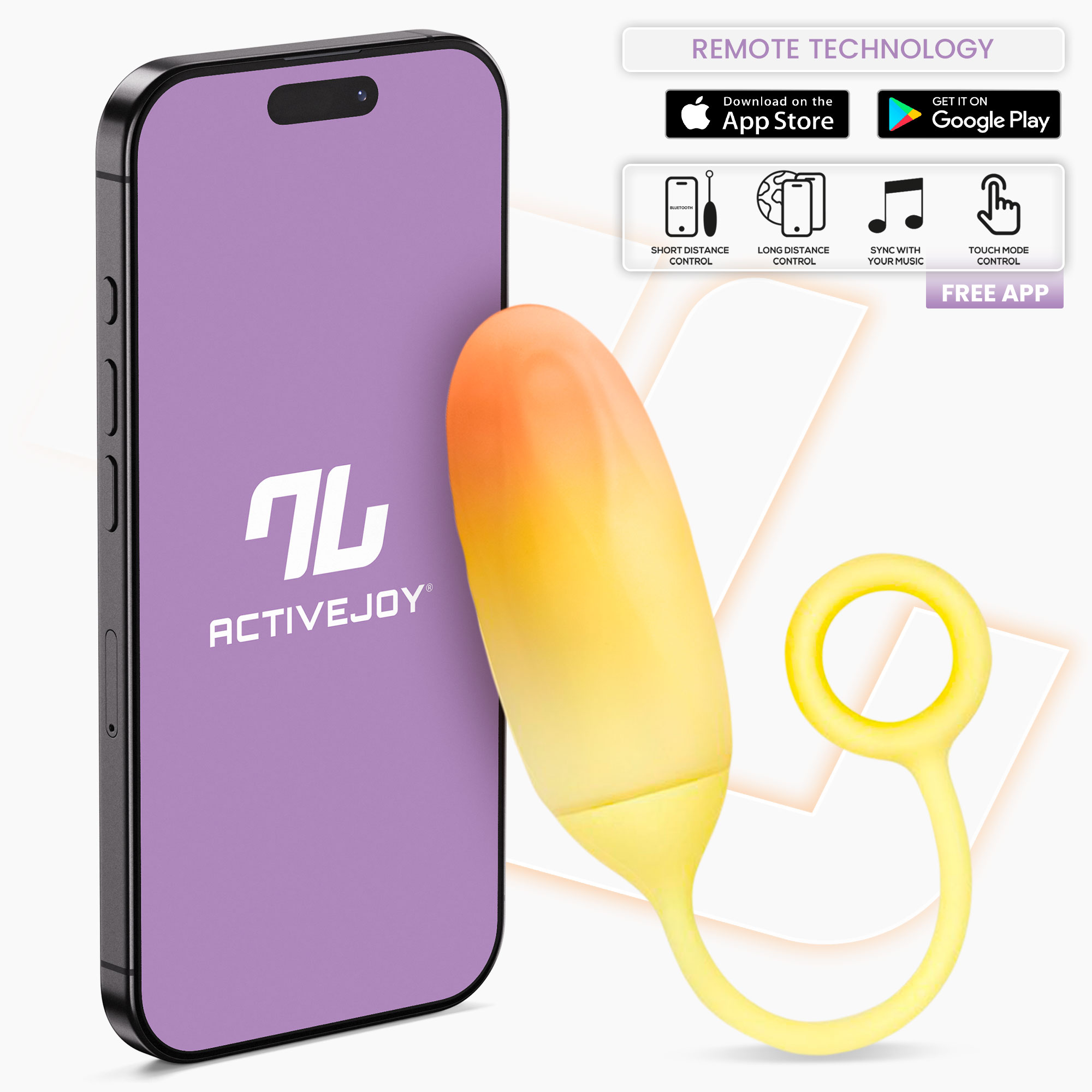 Интерактивное виброяйцо Double Layer Egg