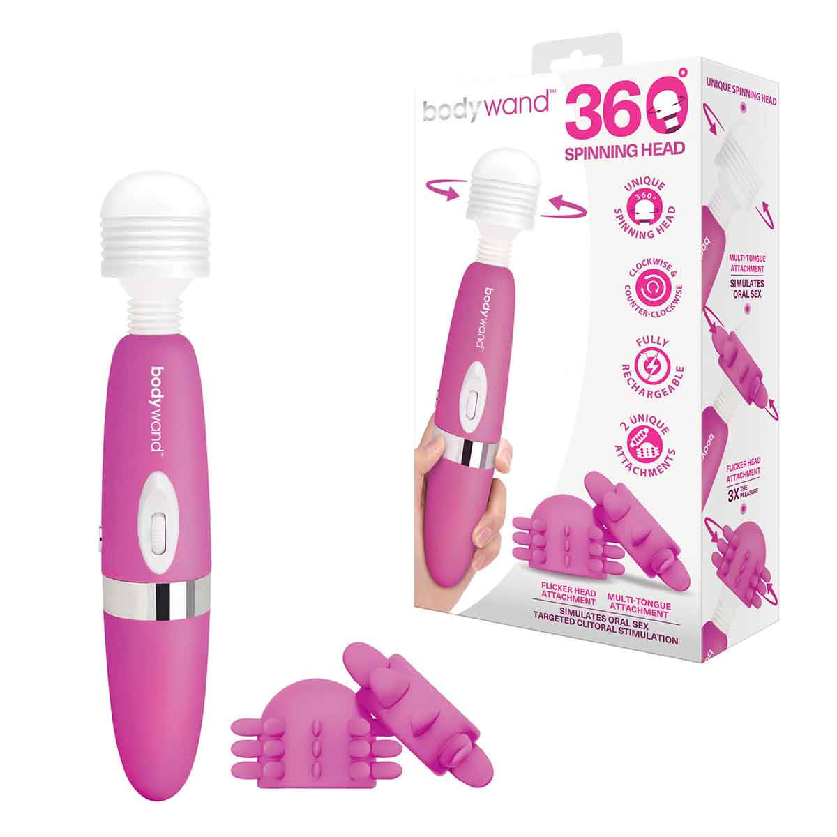 BodyWand Ротационный ванд с двумя насадками