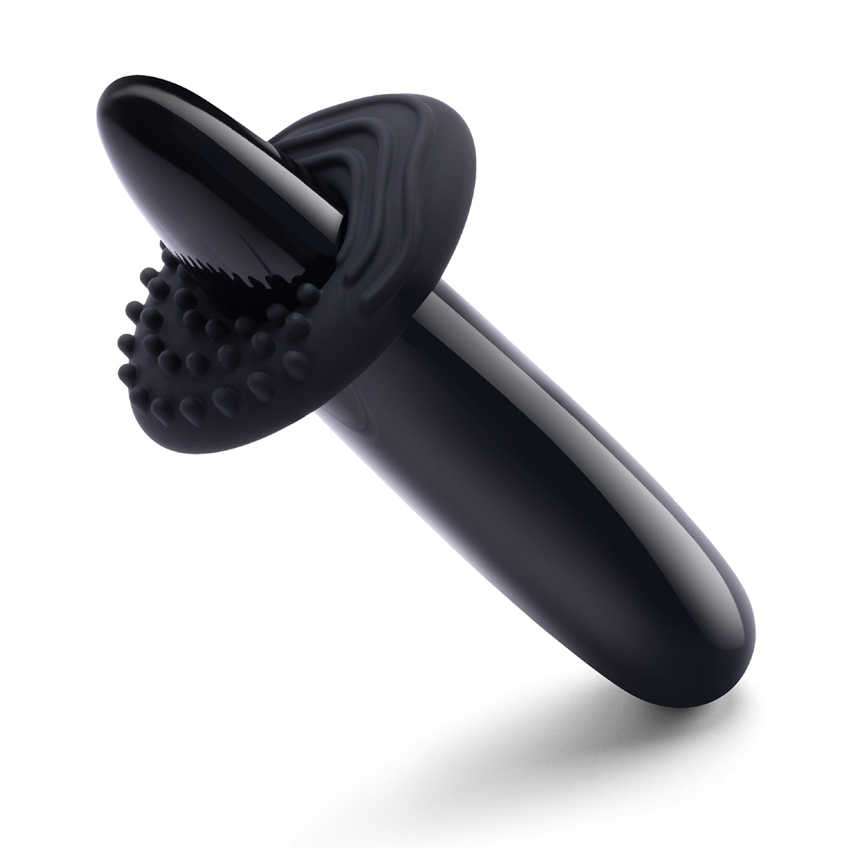 le WAND Массажер тонкий le WAND Crystal Slim Wand черный обсидиан