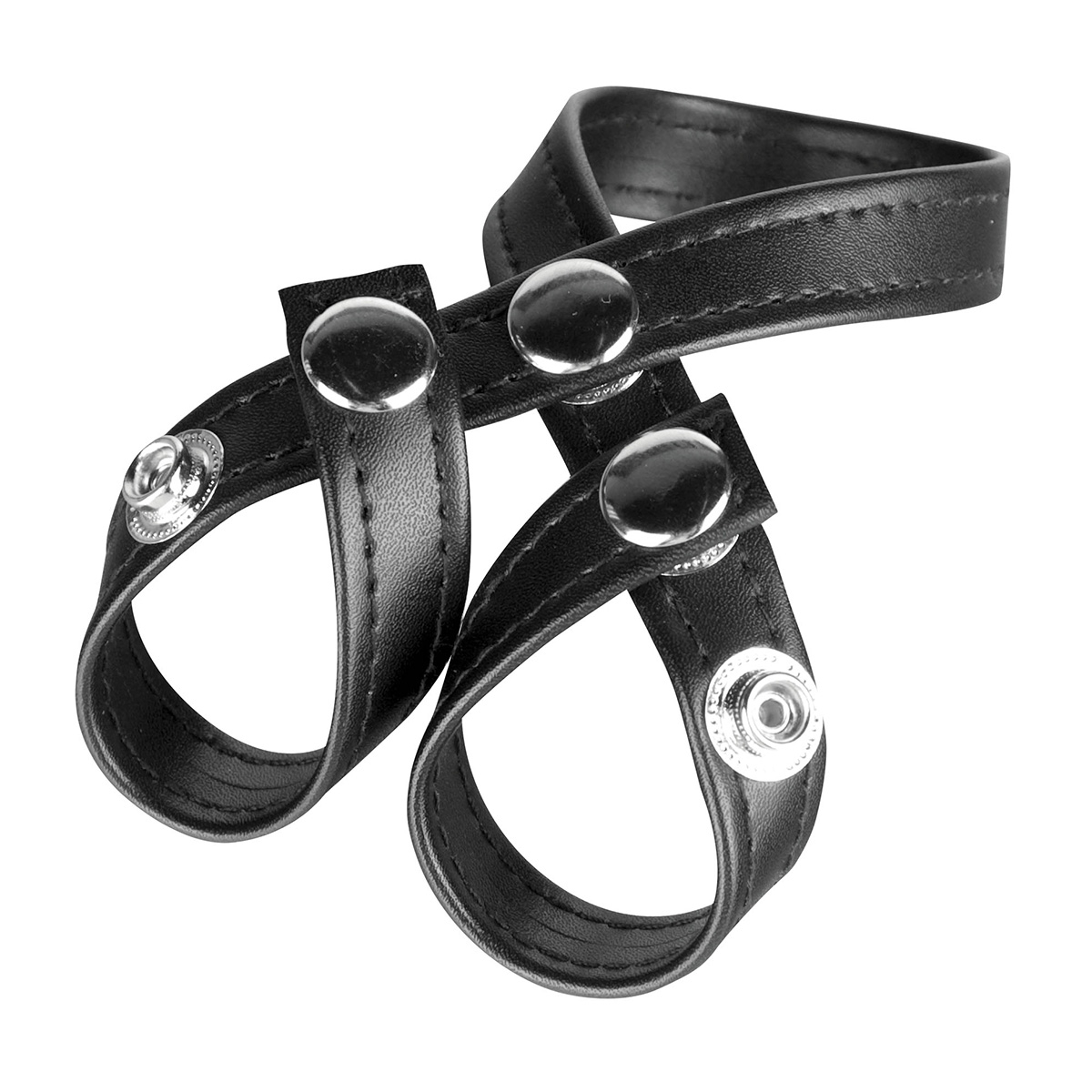 BlueLine Разделитель мошонки из искусственной кожи на клепках 8 STYLE BALL DIVIDER