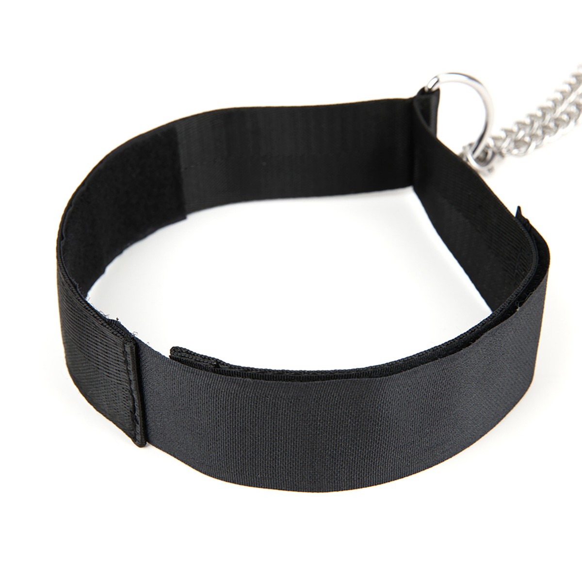 Lux Fetish Зажимы для сосков с ошейником и маской на глаза Collar And Nipple Clips
