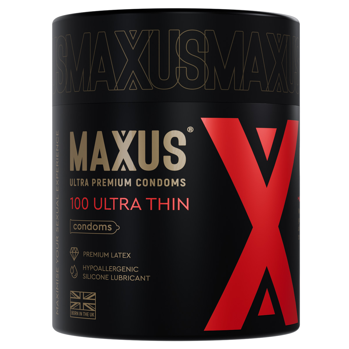 Maxus Презервативы в тубусе ультратонкие MAXUS Ultra Thin - 1 уп (100 шт)