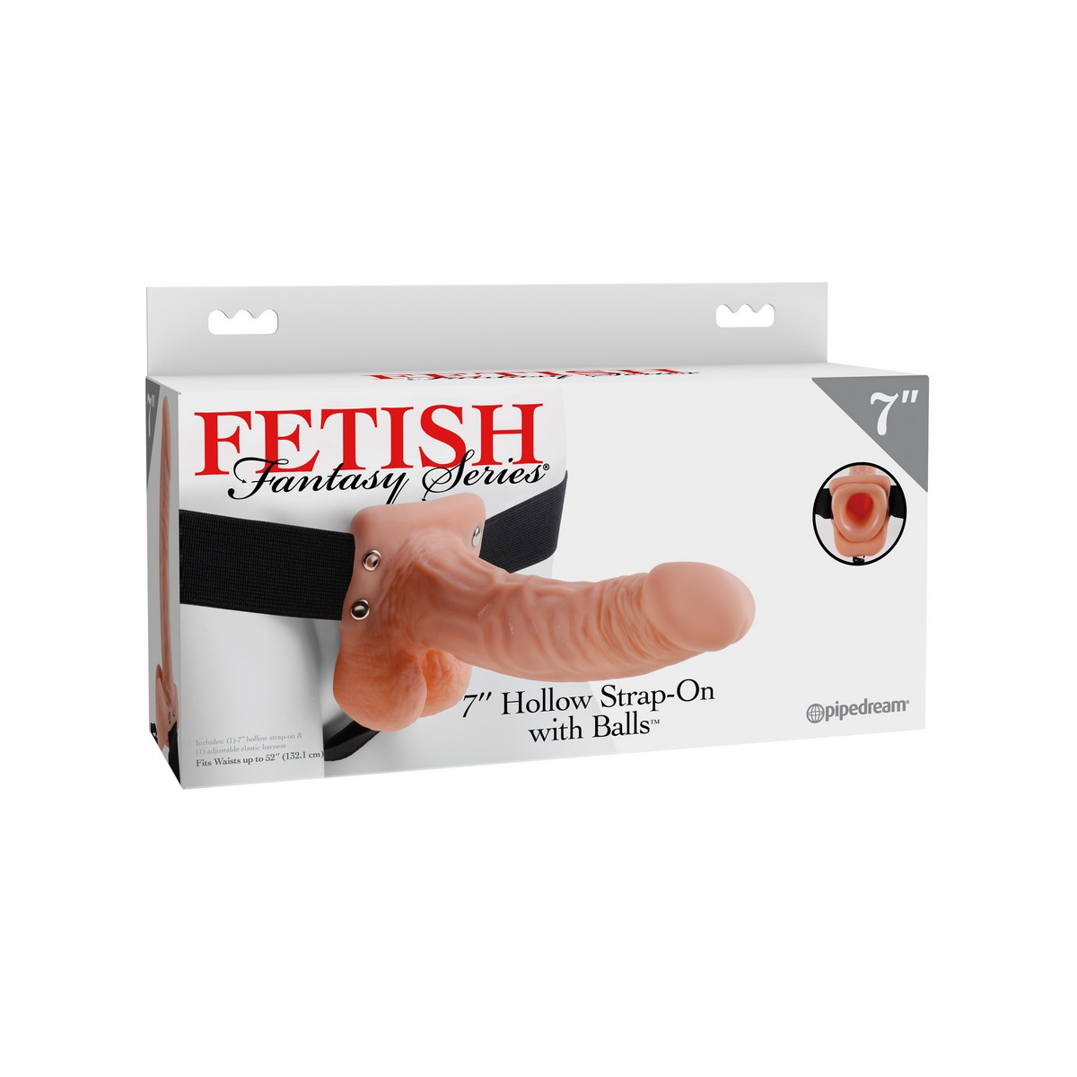 Полый страпон на ремне телесный Fetish Fantasy Series 7