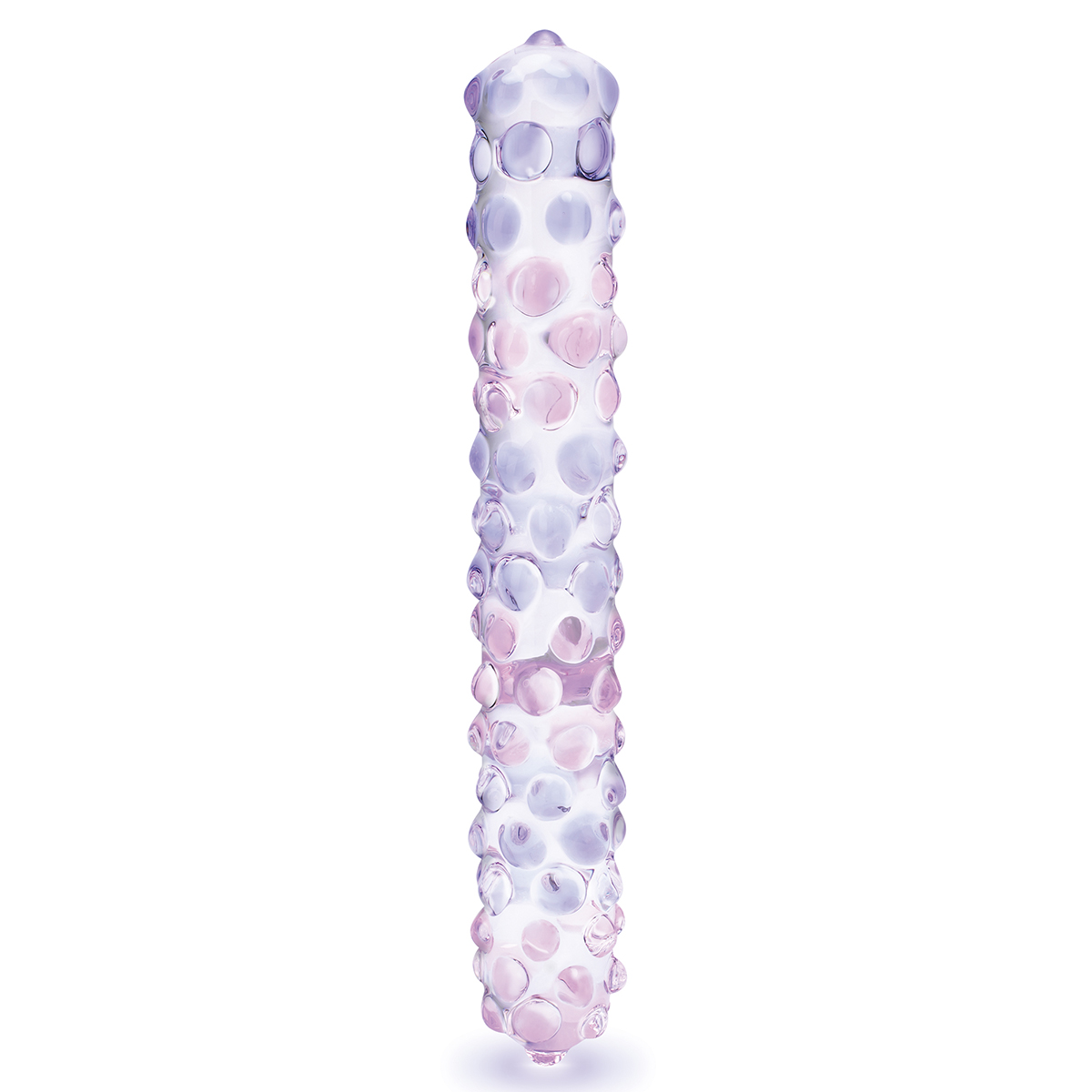 Glas Фаллоимитатор с массажными точками 9" PURPLE ROSE