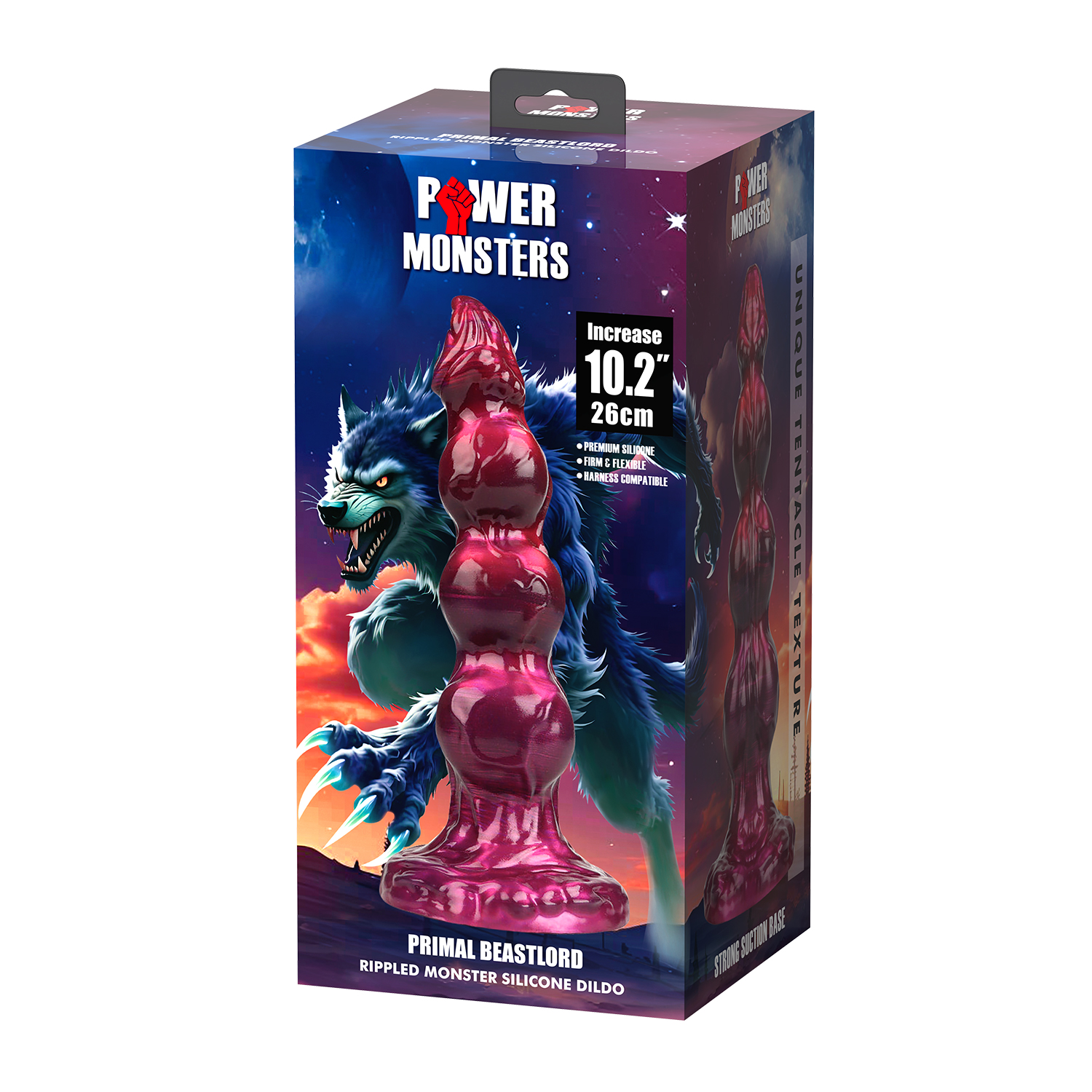 Primal Beastlord, фаллоимитатор на присоске, серии Power Monsters, 26 см