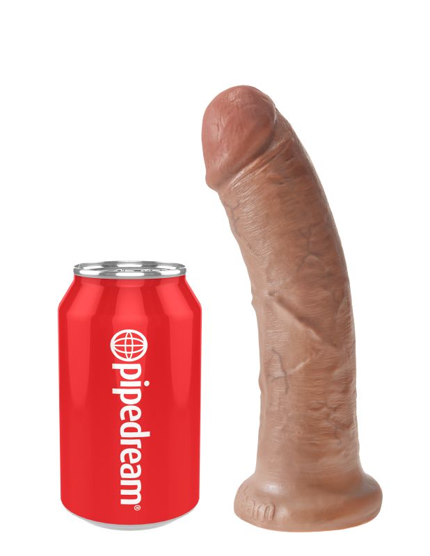 Фаллоимитатор на присоске загорелый King Cock 8