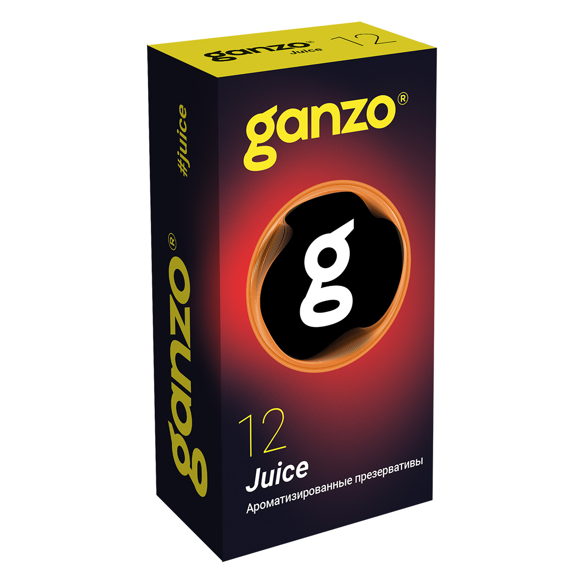 Ganzo Презервативы GANZO Juice Black Edition №12 ароматизированные -1 уп (12 шт)