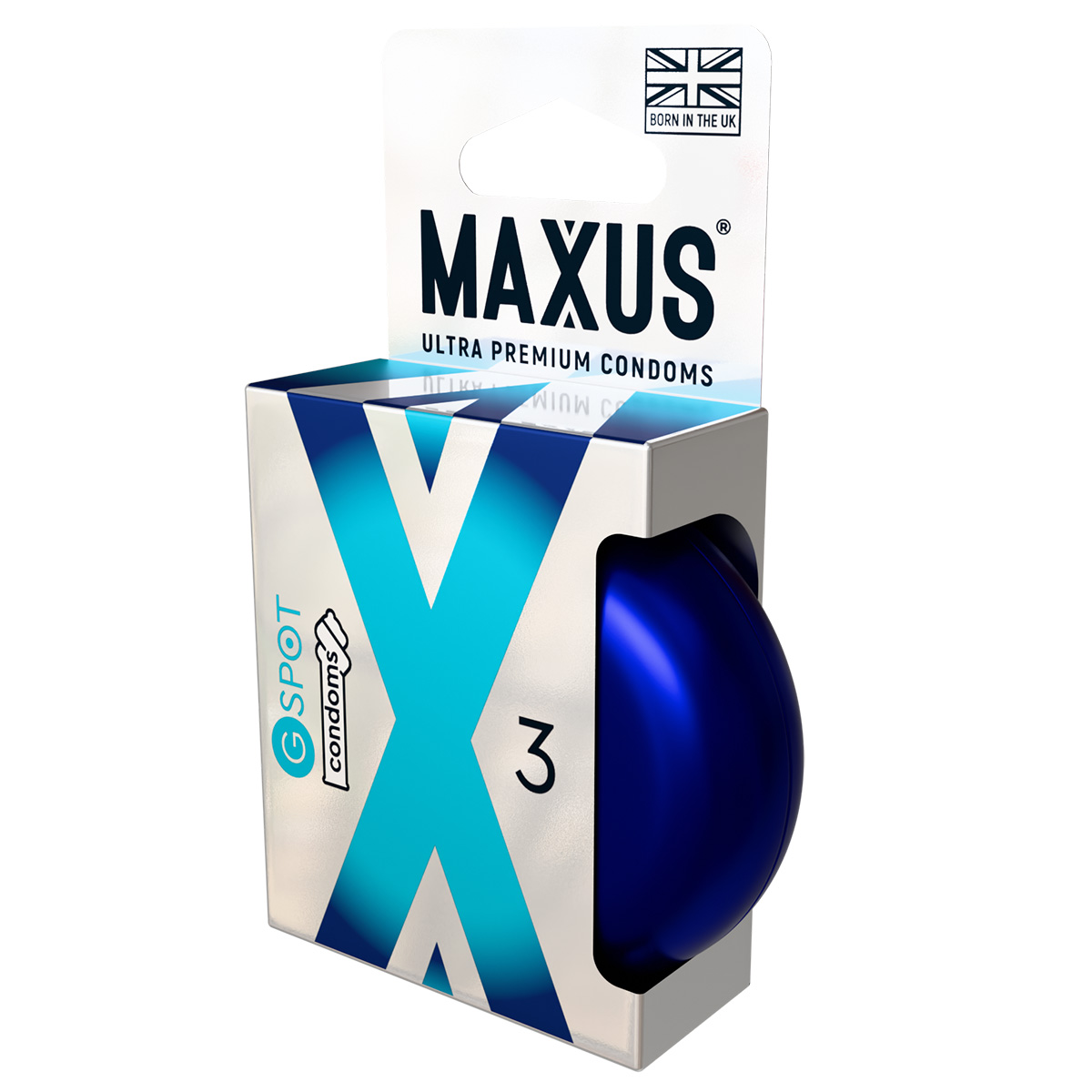 Maxus Презервативы с двойной спиралью MAXUS G Spot №3 в железном кейсе