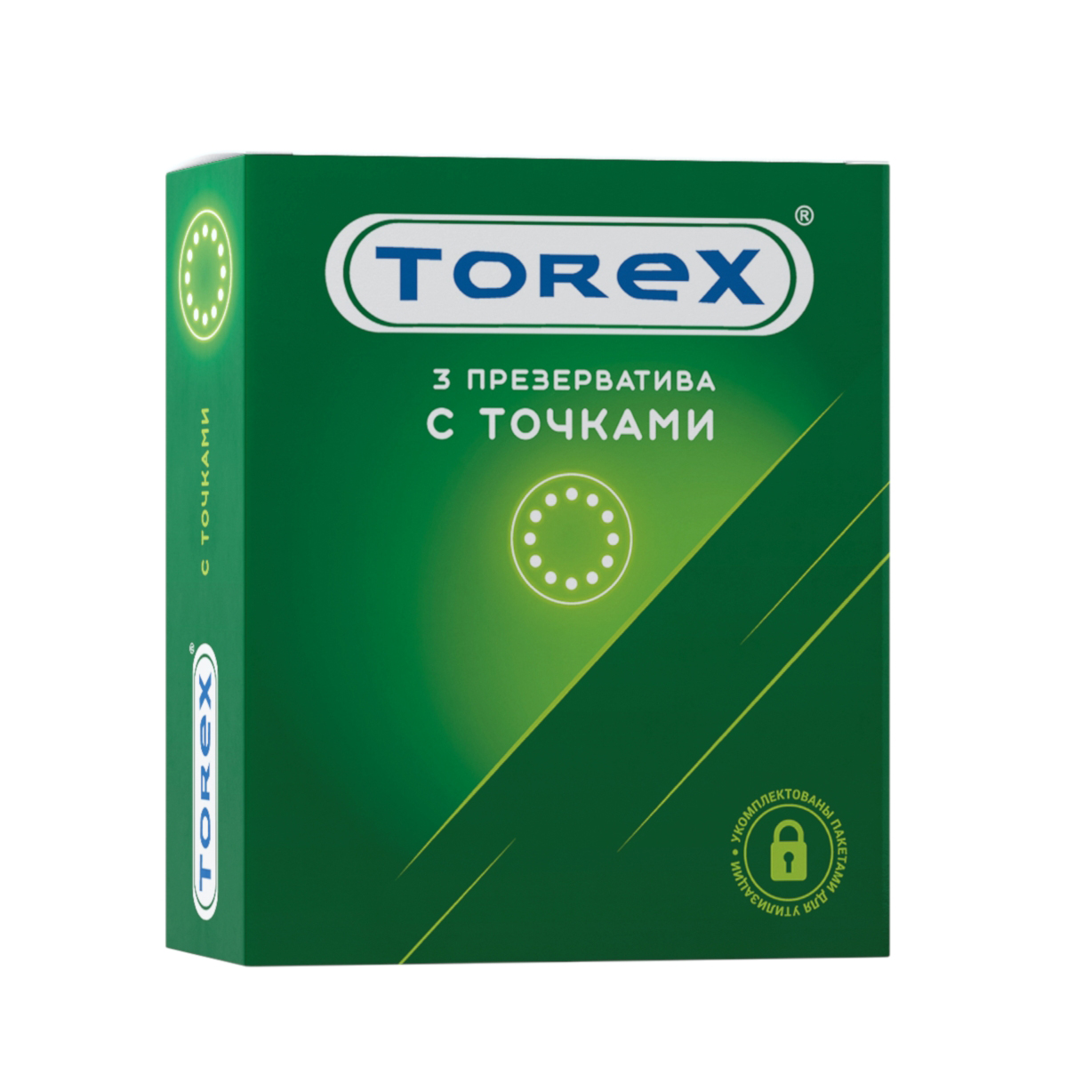 Torex Презервативы со стимулирующими точками Torex, 3 шт