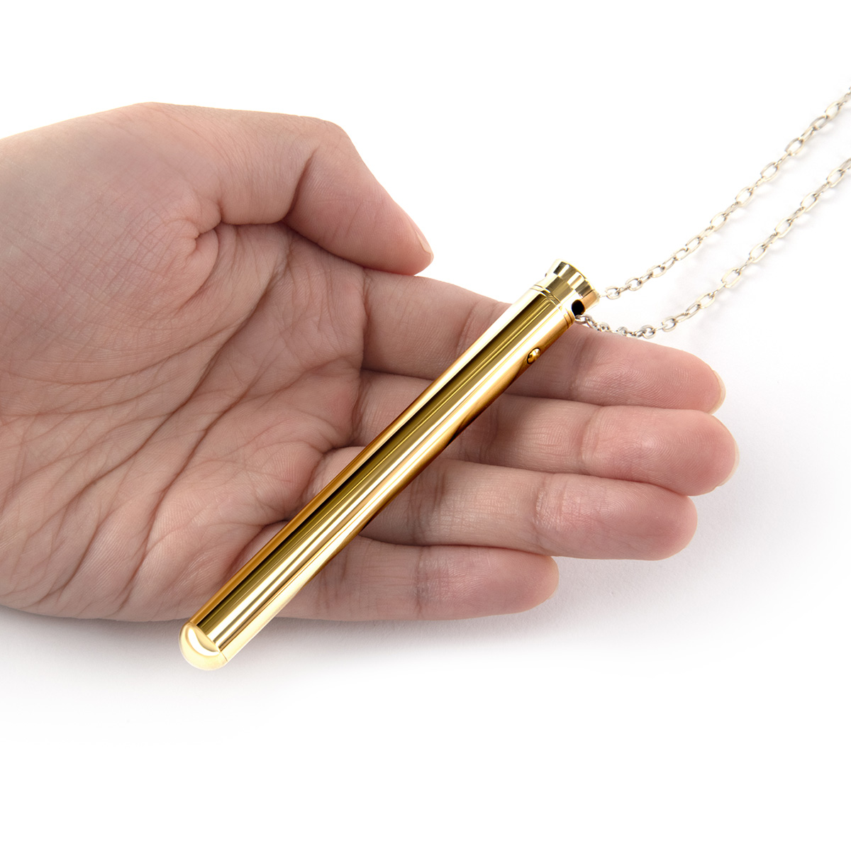 le WAND Элегантный вибромассажер-кулон из стали le WAND VIBRATING NECKLACE GOLD