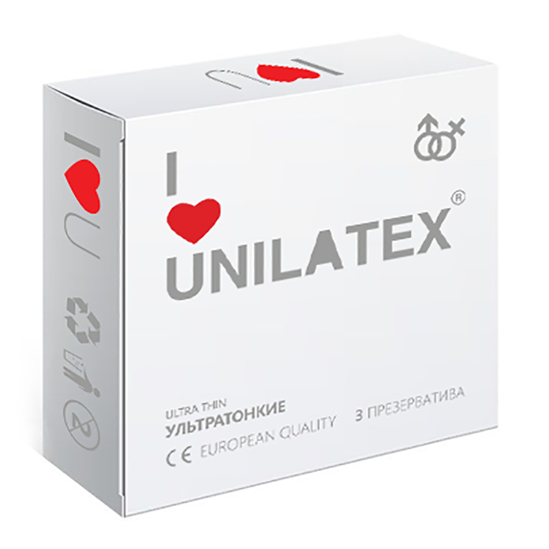 Unilatex Ультратонкие презервативы Unilatex® 1 уп (3 шт)