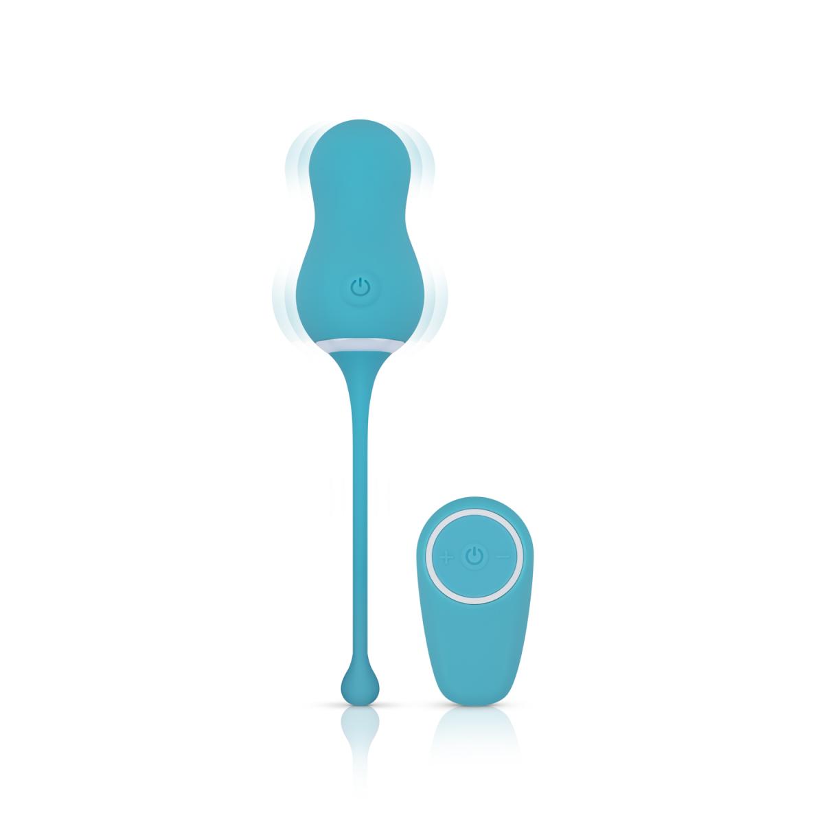 Cala Azul Вагинальный тренажер с дистанционным управлением Cala Azul Elena Vibrating Egg