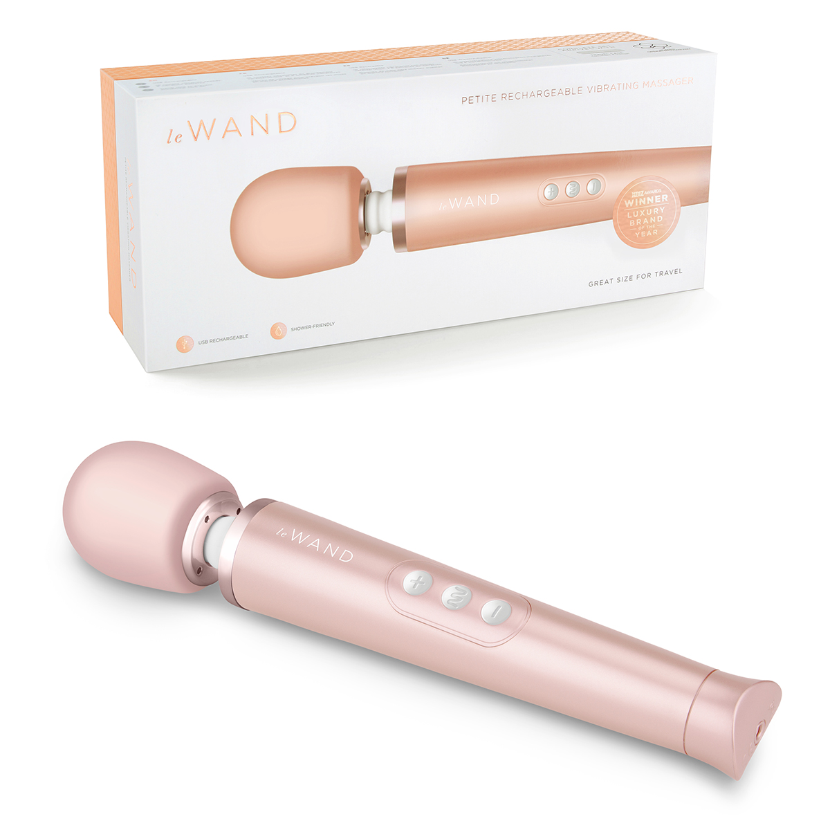 le WAND Роскошный мини-ванд розовое золото Le Wand Petite Massager