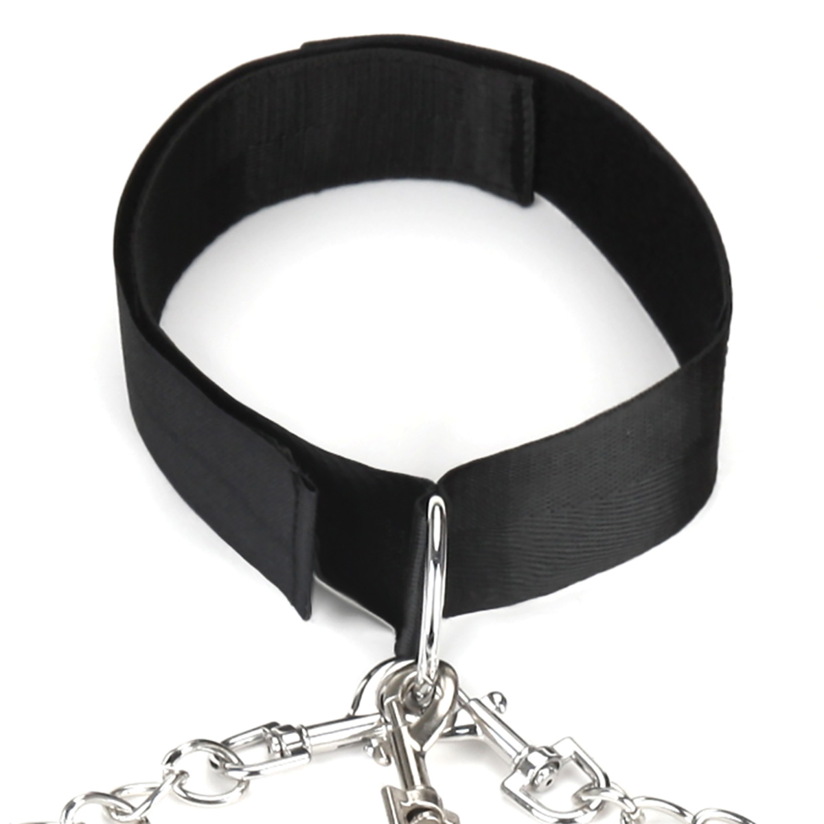Lux Fetish Комплект манжет с ошейником Collar Cuffs & Leash Set