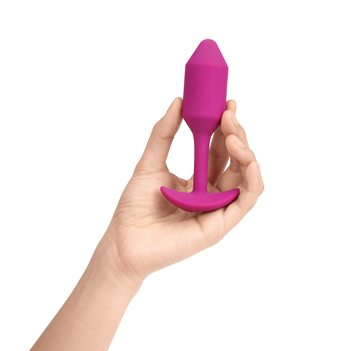 b-Vibe Профессиональная пробка для ношения с вибрацией розовая B-Vibe Vibrating Snug Plug 2