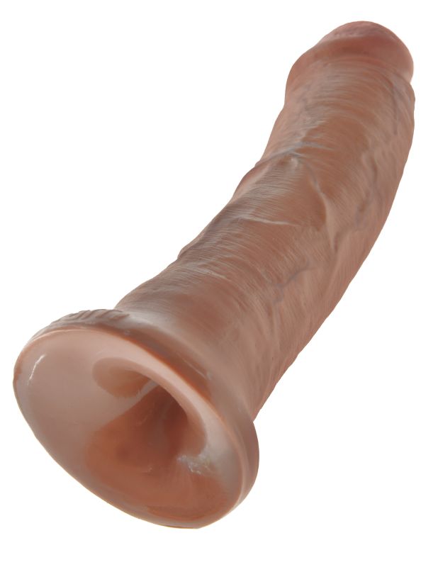 Фаллоимитатор на присоске загорелый King Cock 8