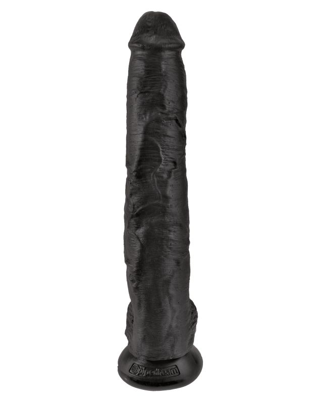 Фаллоимитатор-гигант черный King Cock 14 Cock with Balls