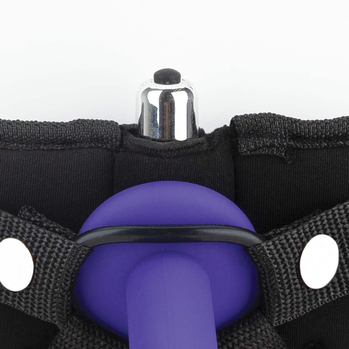 Lux Fetish Черные неопреновые трусики для страпона Strap on harness