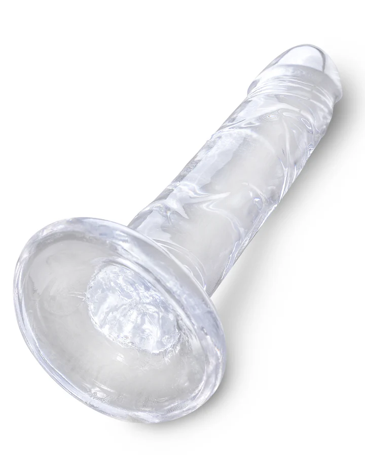 Прозрачный фаллоимитатор на присоске King Cock Clear 6 Cock