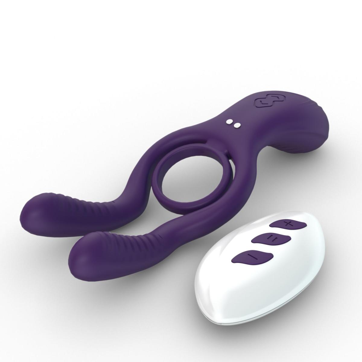 Tracy's Dog Кольцо на пенис на дистанционном пульте управления Remote Control Vibrating Penis Ring