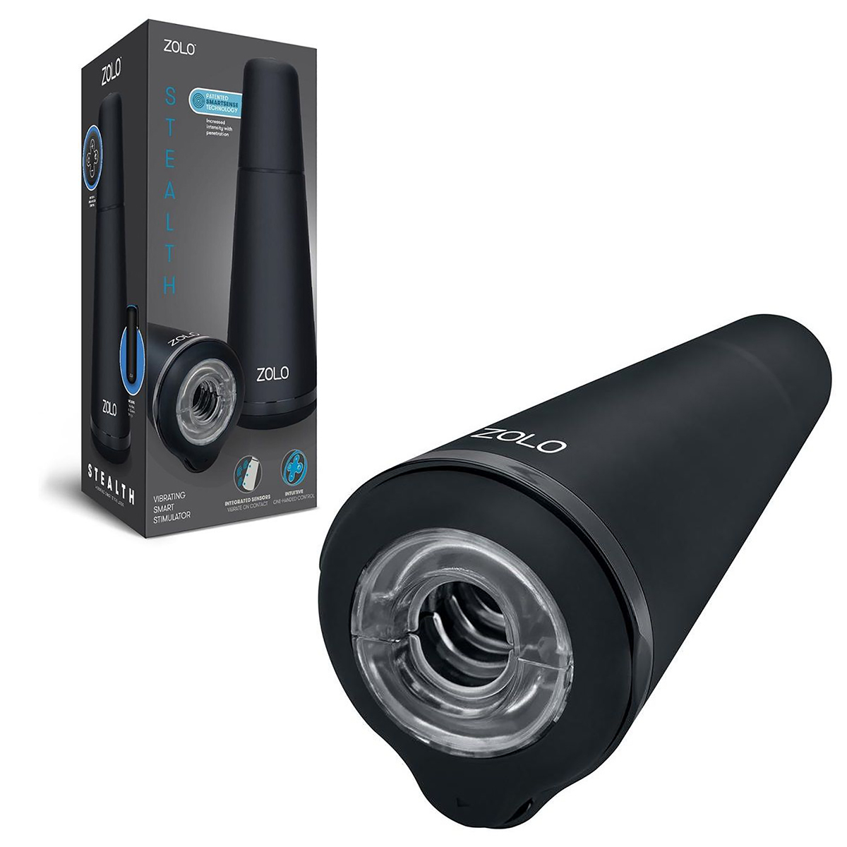 Zolo Вибрирующий смарт-мастурбатор ZOLO STEALTH