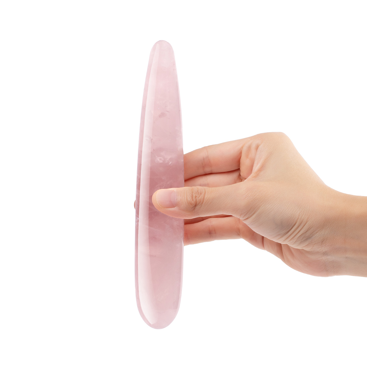 le WAND Массажер тонкий le WAND Crystal Slim Wand розовый кварц