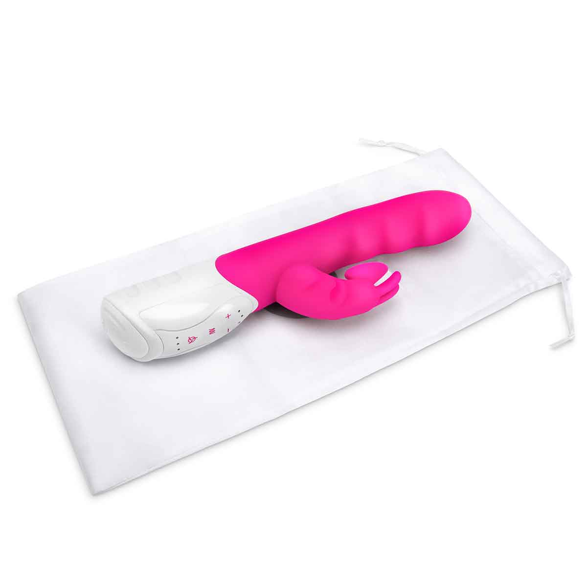Rabbit Essentials Вибромассажер с клиторальной стимуляцией розовый CLITORAL SUCTION RABBIT