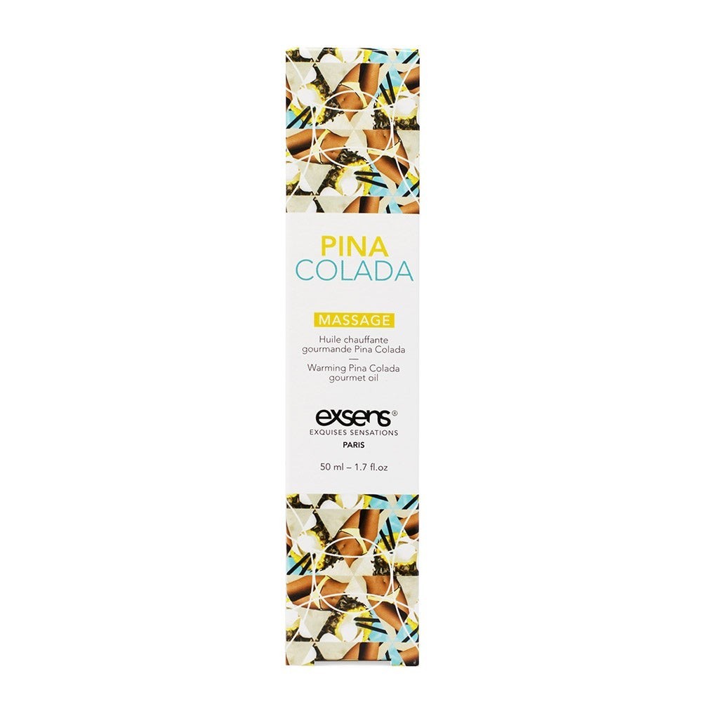Разогревающее массажное масло Gourmet PINA COLADA