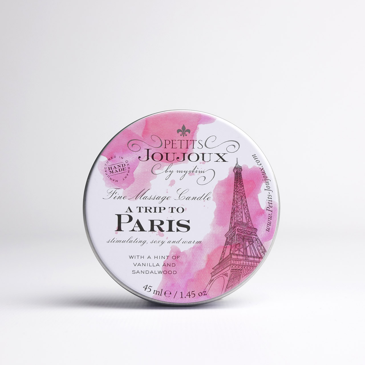 Petits JouJoux a Trip to Paris Аромат - Ваниль и сандаловое дерево, массажное масло 33 г