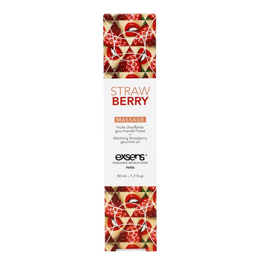 Разогревающее массажное масло Gourmet STRAWBERRY