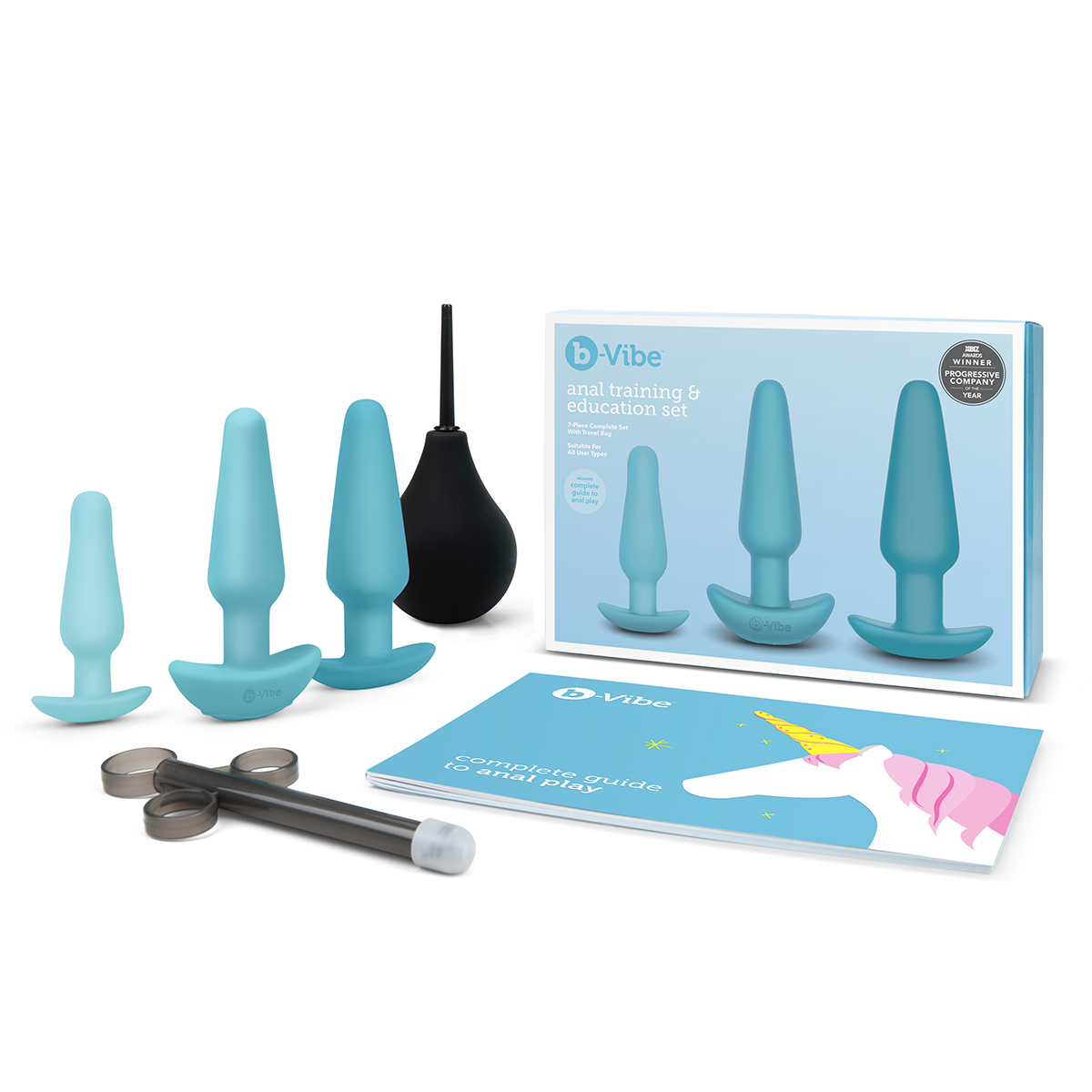 b-Vibe Набор для анального секса - подготовка и обучение B-Vibe Anal Education Set