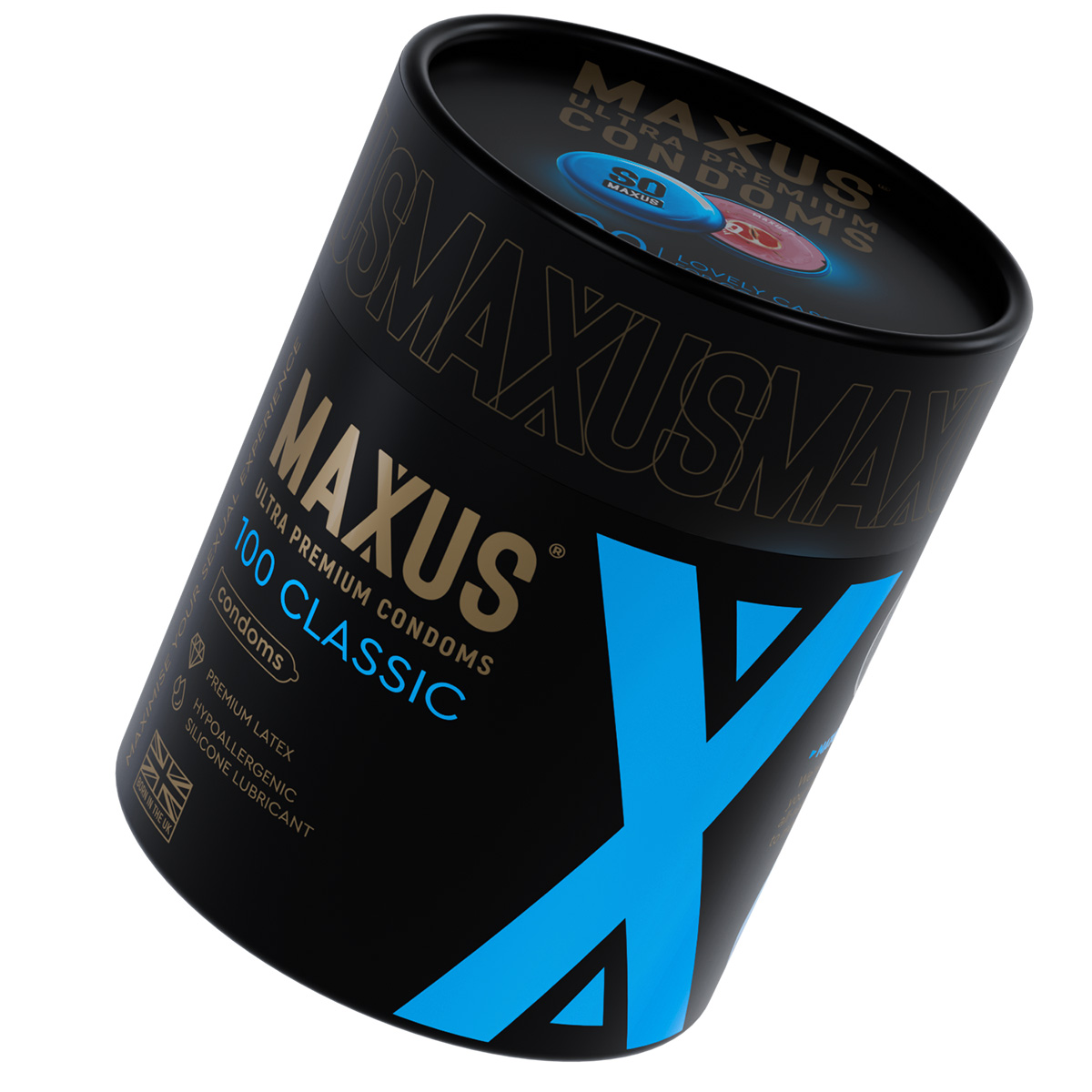 Maxus Презервативы в тубусе классические MAXUS CLASSIC - 1 уп (100 шт)