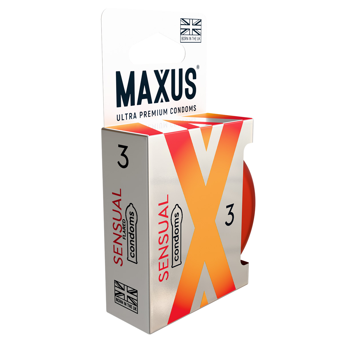 Maxus Презервативы гладкие MAXUS Sensual №3 в железном кейсе - 1 уп (3 шт)