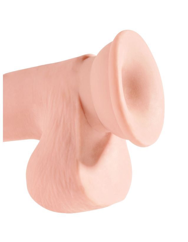 Фаллоимитатор на присоске King Cock Plus 7.5 Triple Density Cock with Balls