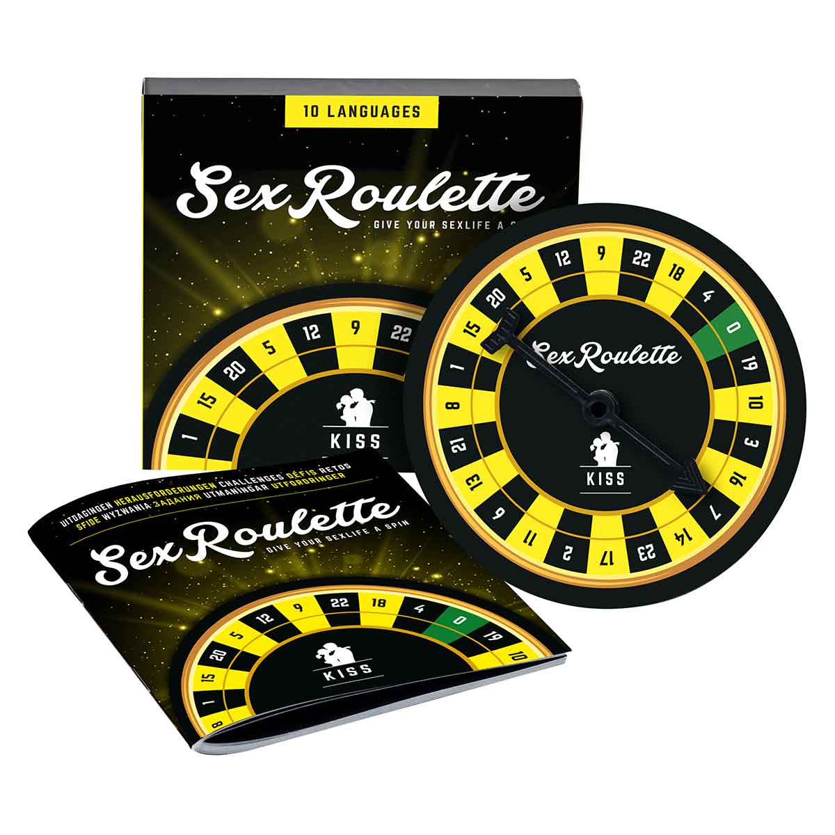 Tease&Please Игра настольная рулетка Sex Roulette Kiss