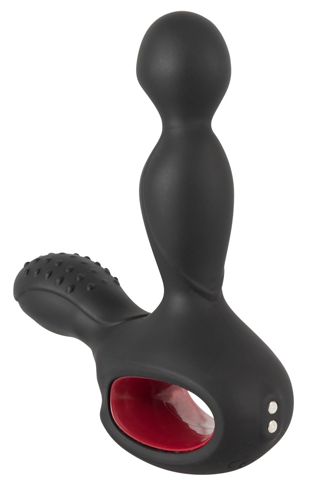 Вибромассажер простаты с нагревом и ротацией Silicone Prostate Plug