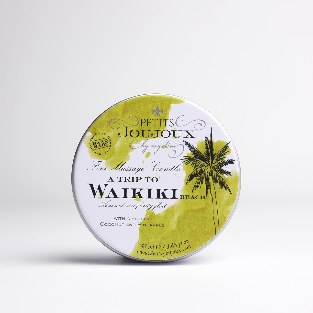 Petits JouJoux - a Trip to Waikiki Аромат –Кокос и ананас, массажное масло 33 г