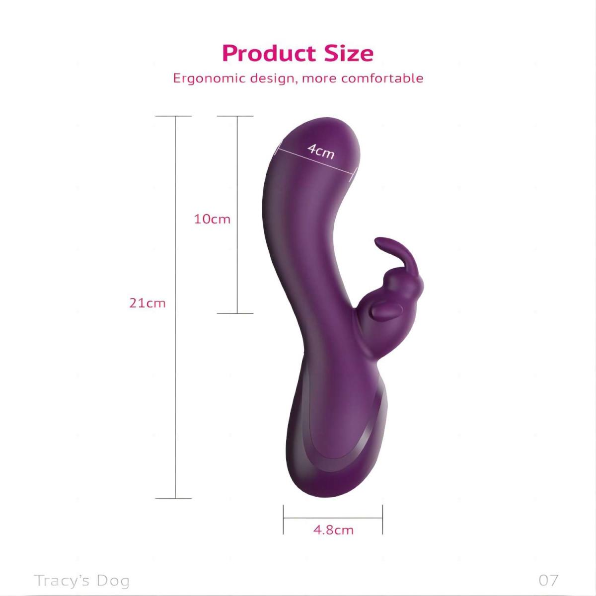 Tracy's Dog Вибромассажер-кролик для клитора и G-точки Craybit Rabbit Vibrator