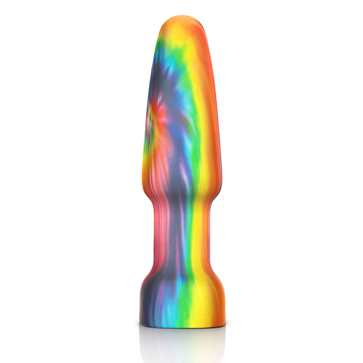 b-Vibe Анальная премиум-пробка с эффектом римминга в наборе PEACE & LOVE TIE-DYE