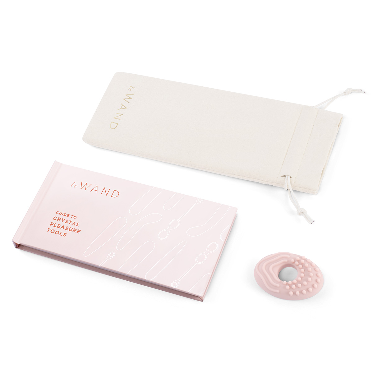 le WAND Массажер тонкий le WAND Crystal Slim Wand розовый кварц