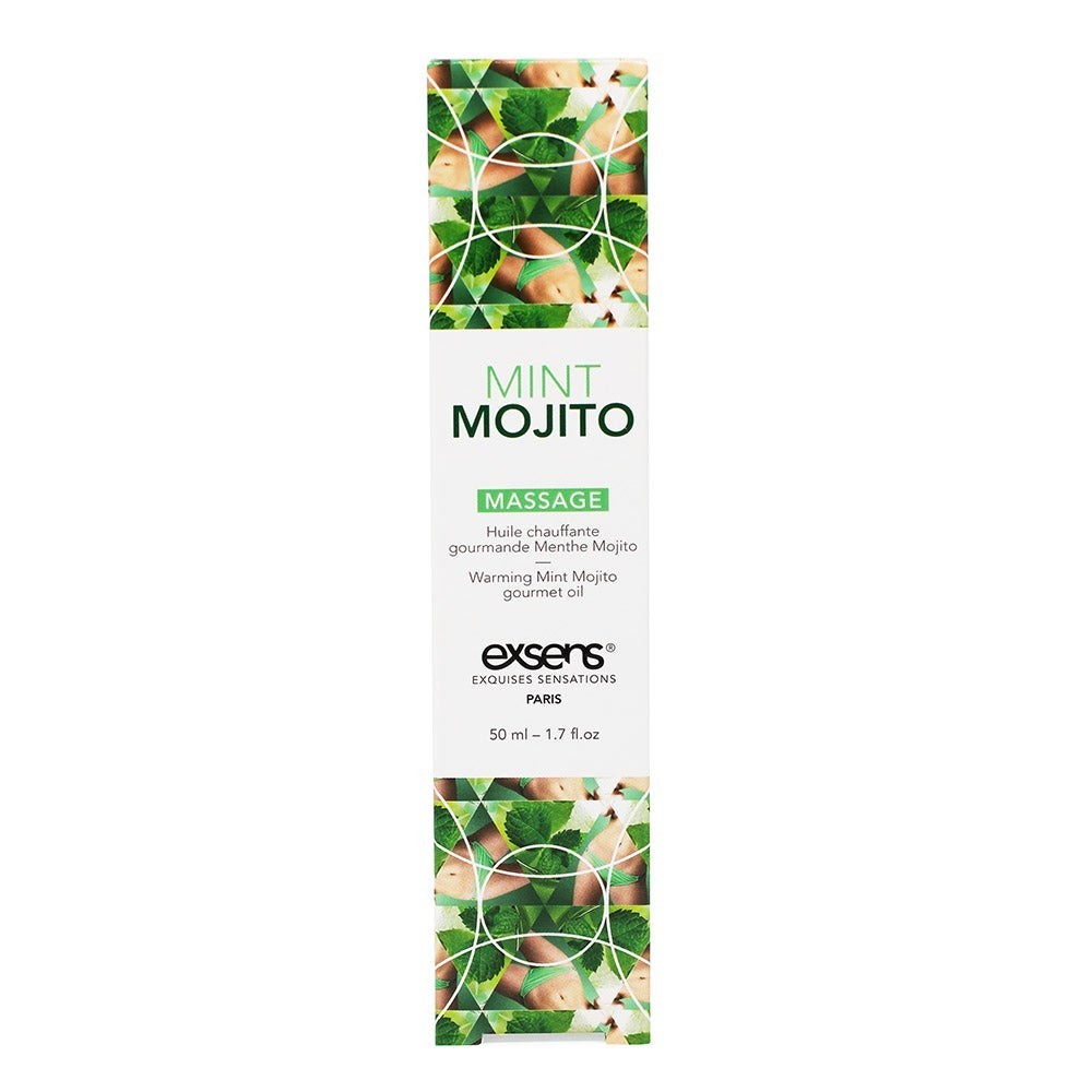 Разогревающее массажное масло Gourmet MINT MOJITO