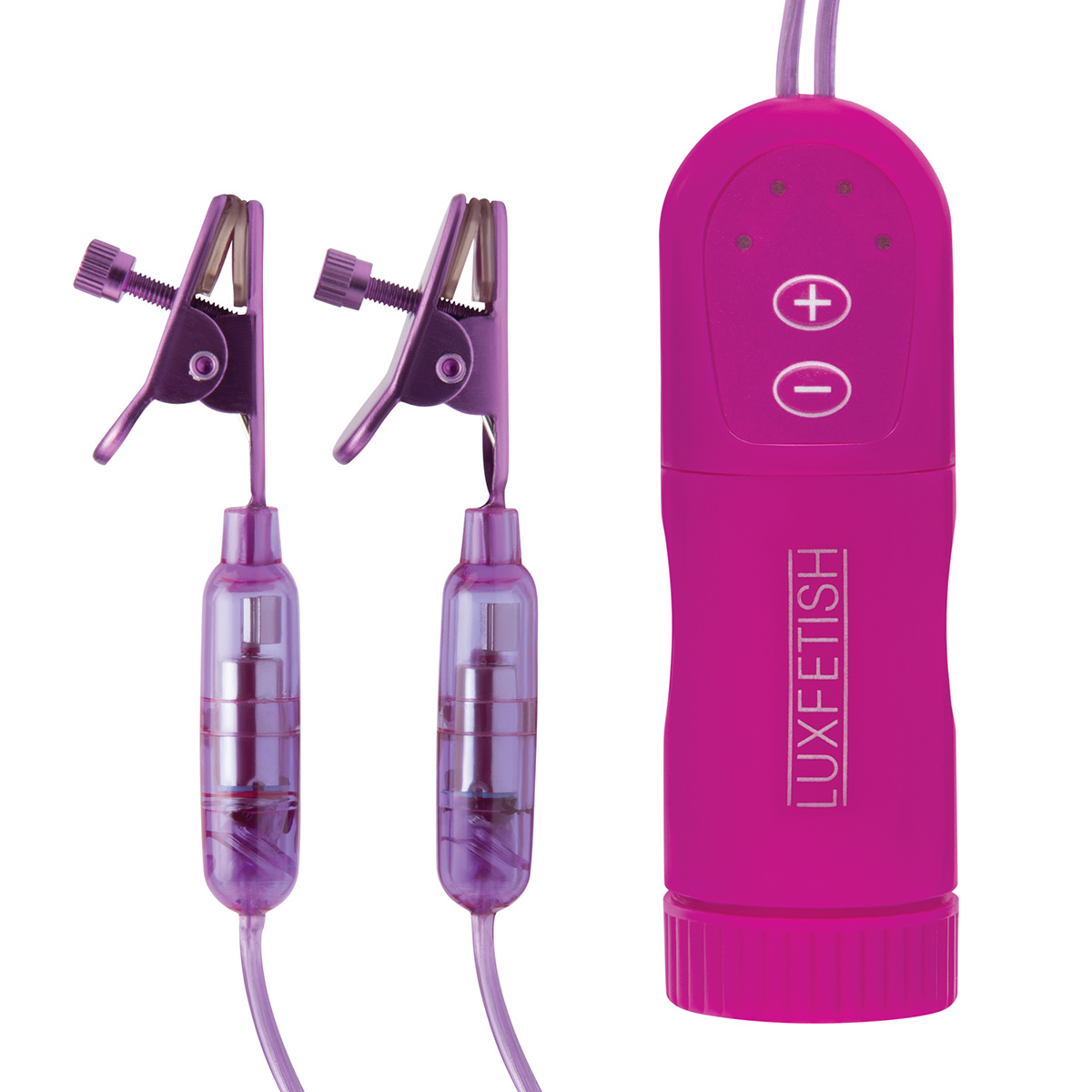 Lux Fetish Многоскоскоростной вибромассажер для сосков Remote Control Vibrating Nipple Clips