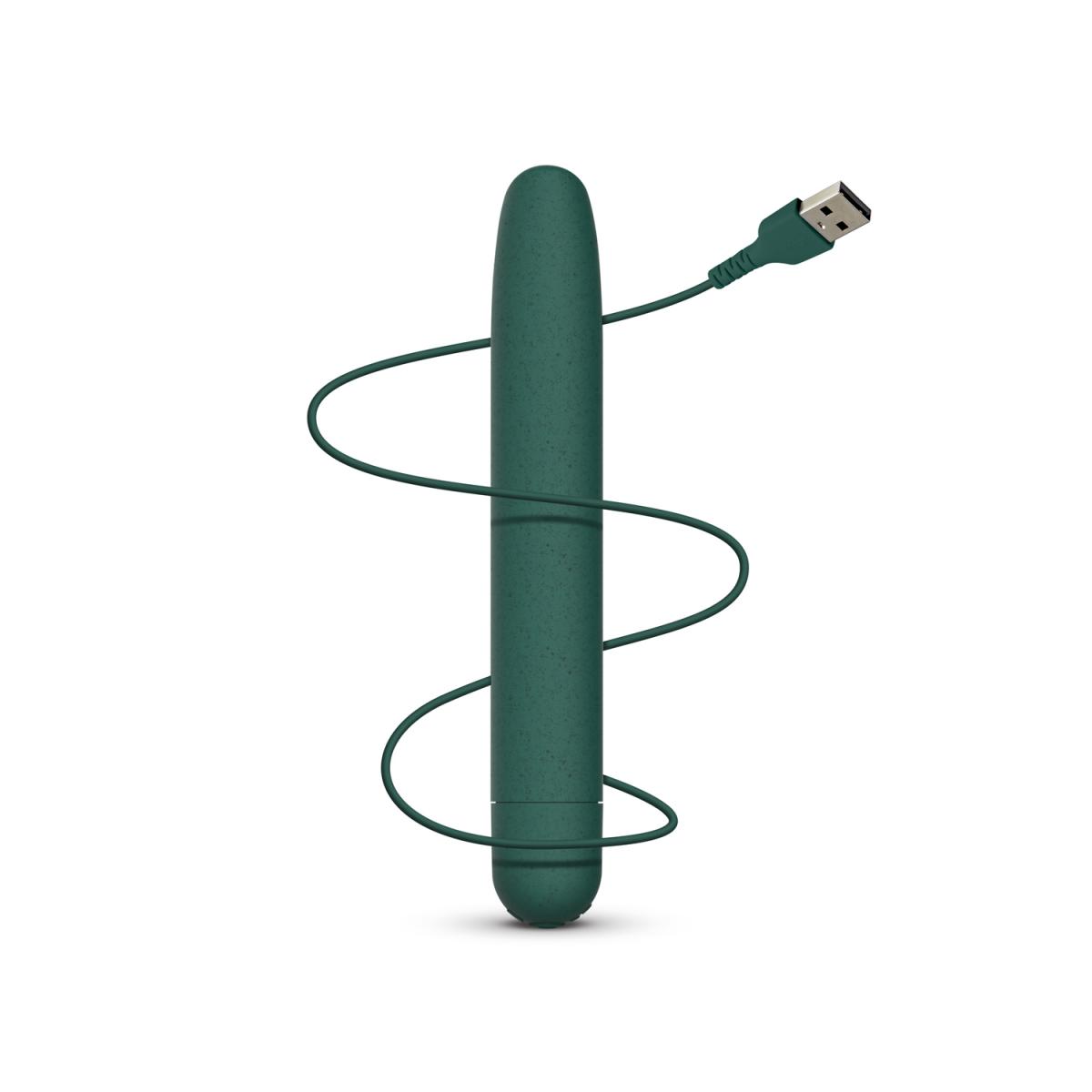 Gløv Вибромассажер из ЭКО пластика Gløv Eco Bullet Vibrator 13,5 см